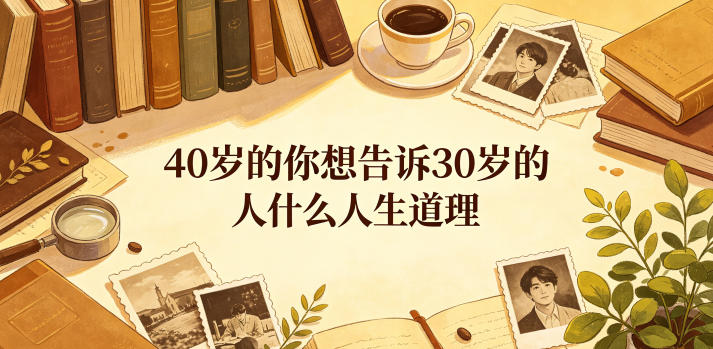 公众号付费文章:40岁的你想告诉30岁的人什么人生道理?-52项目站