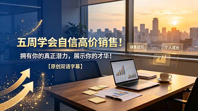 五周学会自信高价销售！拥有你的真正潜力，展示你的才华！【原创双语字幕】-52项目站