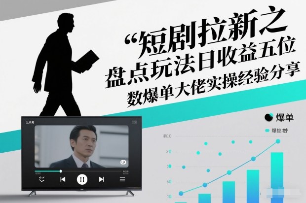 短剧拉新之盘点玩法日收益五位数爆单大佬实操经验分享-52项目站