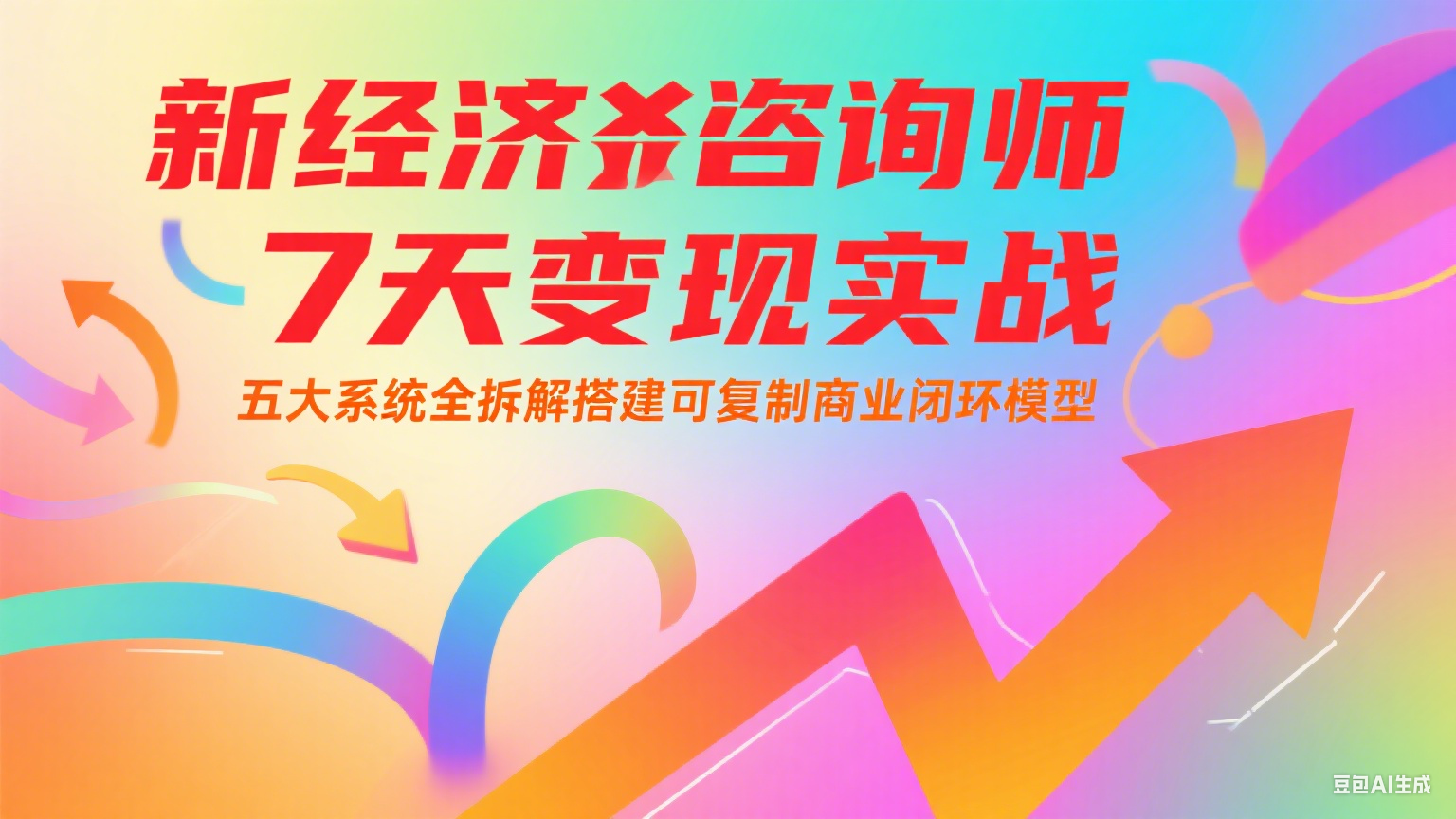 新经济咨询师 7 天变现实战：五大系统全拆解搭建可复制商业闭环模型-52项目站