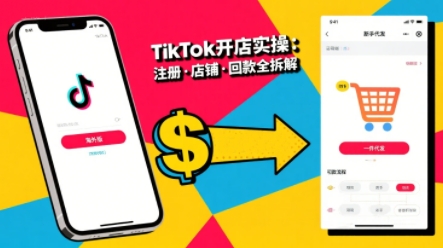 TikTok从开店到投流的进阶课,从基础实操到高阶技巧一网打尽-52项目站
