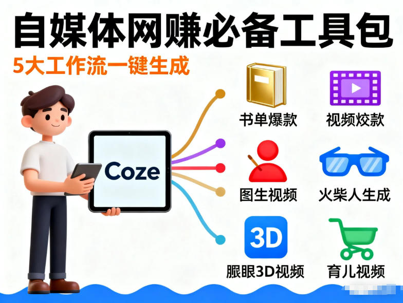 Coze工作流合集，内容一共100份左右，内容丰富，可以提供工作效率-52项目站