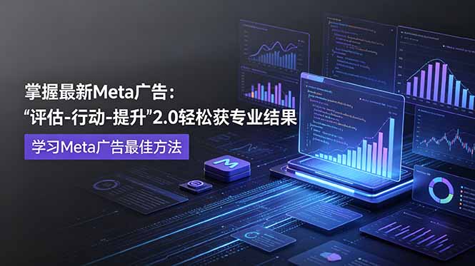 掌握最新的Meta广告，通过“评估-行动-提升”2.0版本轻松获得专业级结果。学习目前学习Meta广告的最佳方法-52项目站