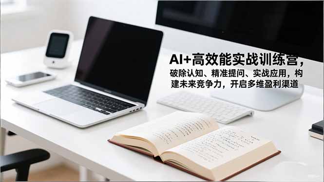 AI+高效能实战训练营，破除认知、精准提问、实战应用，构建未来竞争力，开启多维盈利渠道-52项目站