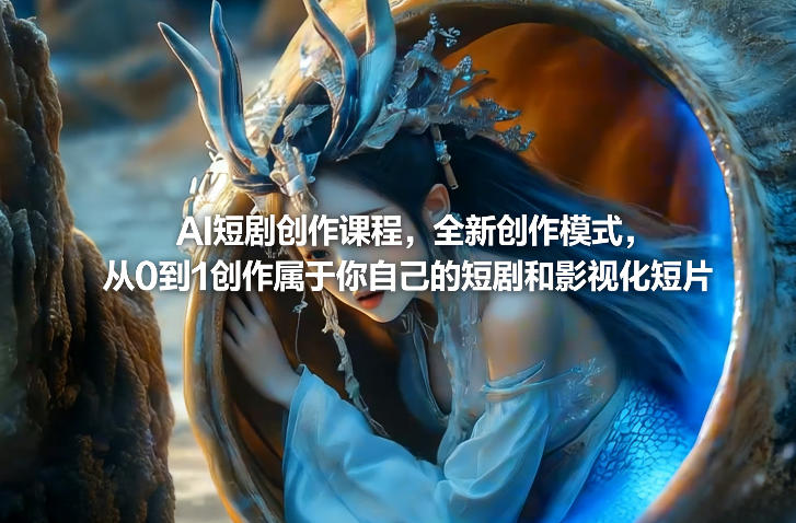 AI短剧创作课程，全新创作模式，从0到1创作属于你自己的短剧和影视化短片-52项目站