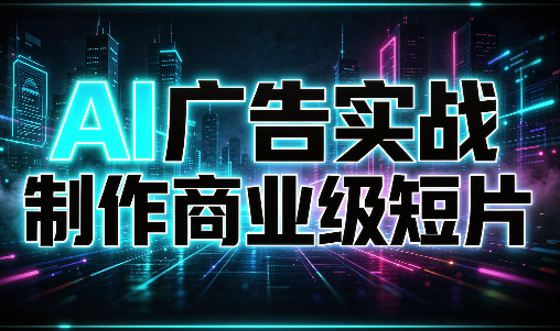 AI广告实战制作商业级短片-52项目站