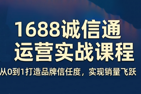 看山老师·阿里巴巴1688诚信通运营课程-52项目站