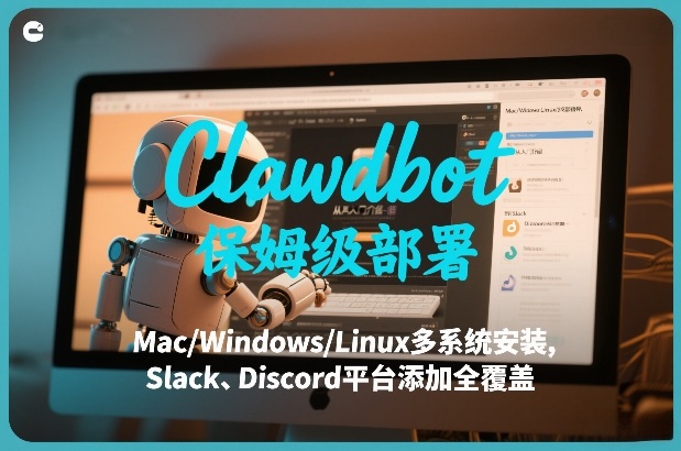 Clawdbot保姆级部署，从入门介绍、Mac/Windows/Linux多系统安装，到Slack、Discord平台添加全覆盖-52项目站