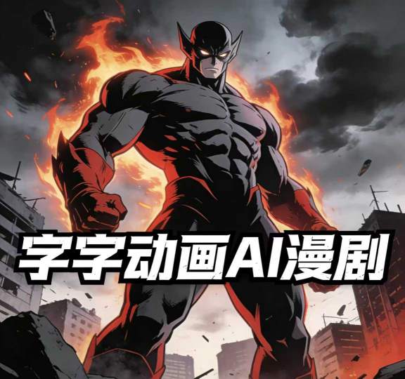 字字动画AI漫剧2026年第1期系统课程,小白看完就能学会实操的漫剧课,单人月收1-3W-52项目站