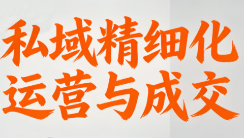 楚老师·私域精细化运营与成交-52项目站