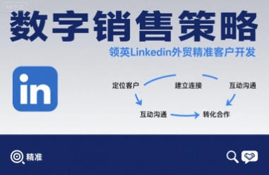 数字销售策略领英LinkedIn外贸精准客户开发-52项目站