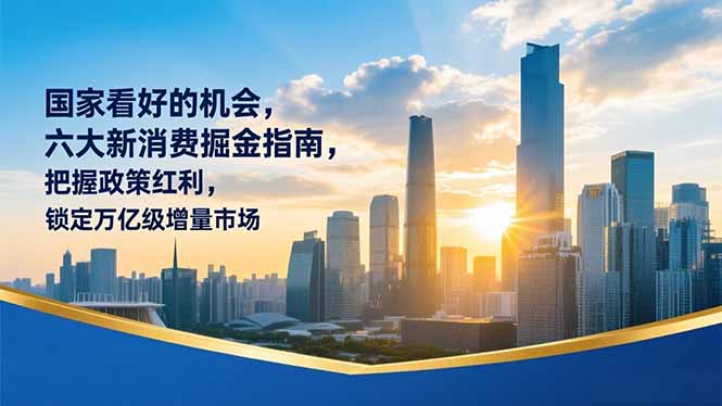 某付费文章：国家看好的机会，六大新消费掘金指南，把握政策红利，锁定万亿级增量市场-52项目站