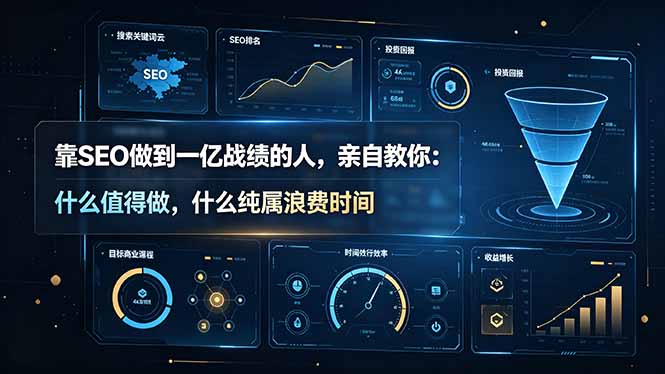 靠SEO做到一亿战绩的人,亲自教你:什么值得做,什么纯属浪费时间【原创双语字幕】-52项目站