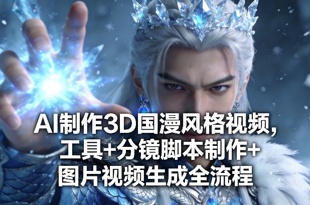 AI制作3D国漫风格视频，工具+分镜脚本制作+图片视频生成全流程-52项目站