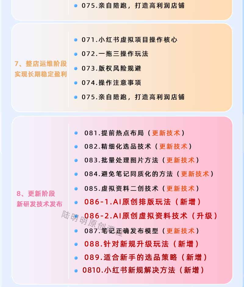 图片[4]-小红书虚拟项目特训班9.0，全面拥抱AI，批量产出原创PPT货源，单品/单店纯利润几万到几十W-52项目站