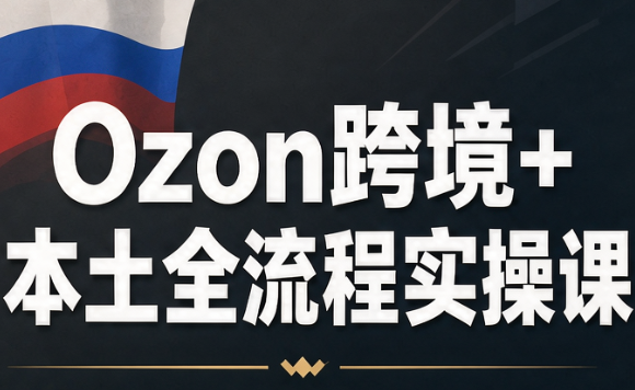 Ozon跨境+本土全流程实操课-52项目站