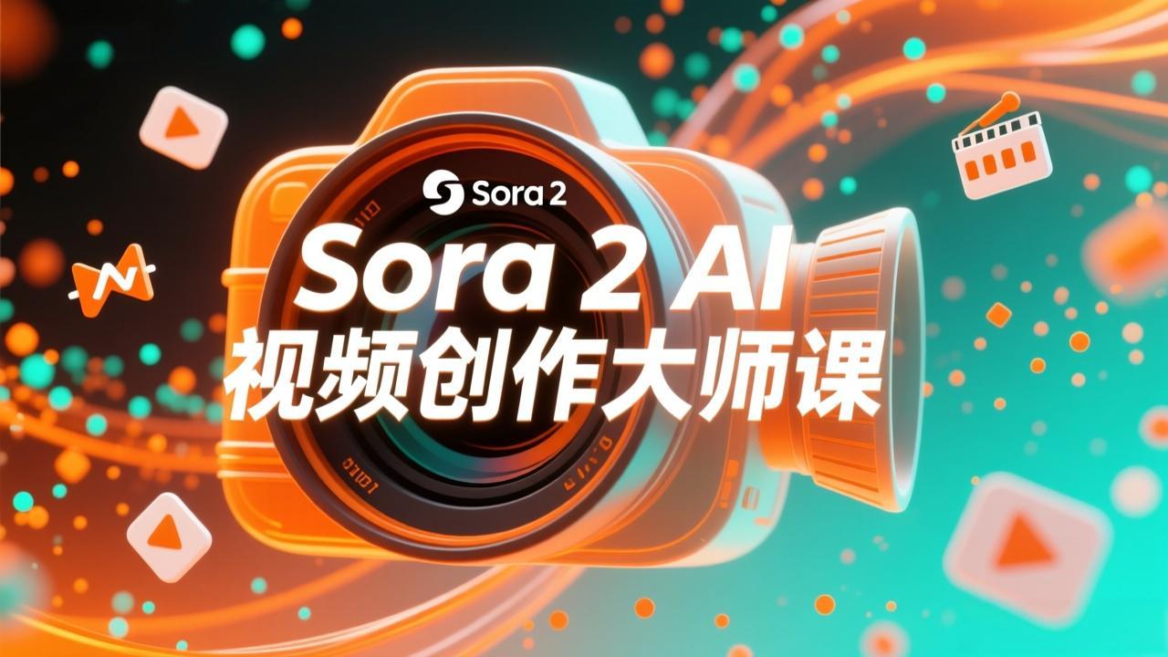 如何利用Sora 2创建流行AI人工智能视频大师班教程：掌握创作全流程，产出百万播放内容-52项目站
