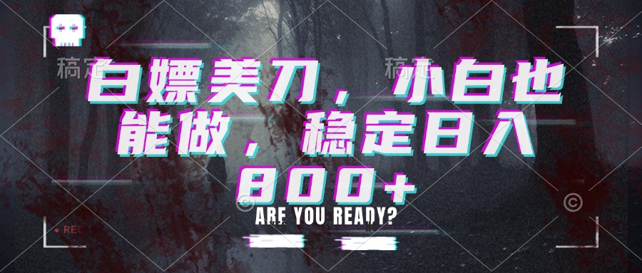 白嫖美刀，小白也能做，稳定日入800+-52项目站