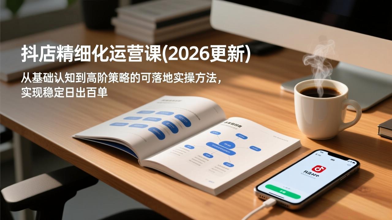 抖店精细化运营课(2026更新-52项目站