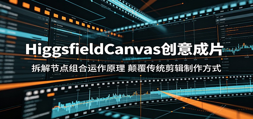 HiggsfieldCanvas创意成片：拆解节点组合运作原理，颠覆传统剪辑制作方式-52项目站