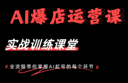 AI爆店运营，从0-1实体店流量起号课程-52项目站