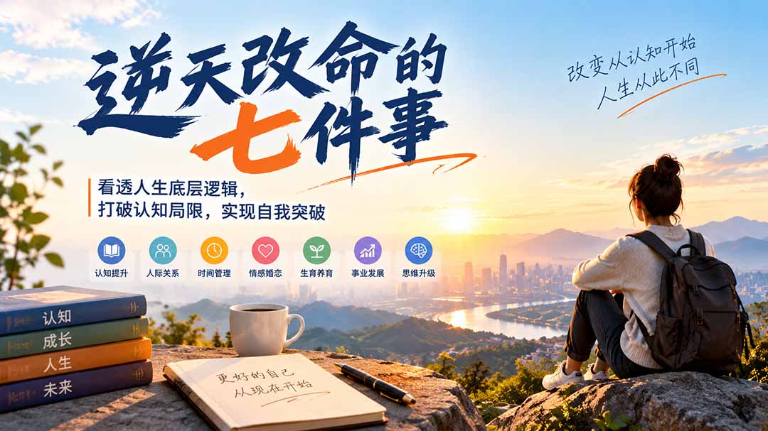 付费文章:逆天改命的七件事,看透人生底层逻辑,打破认知局限,实现自我突破-52项目站