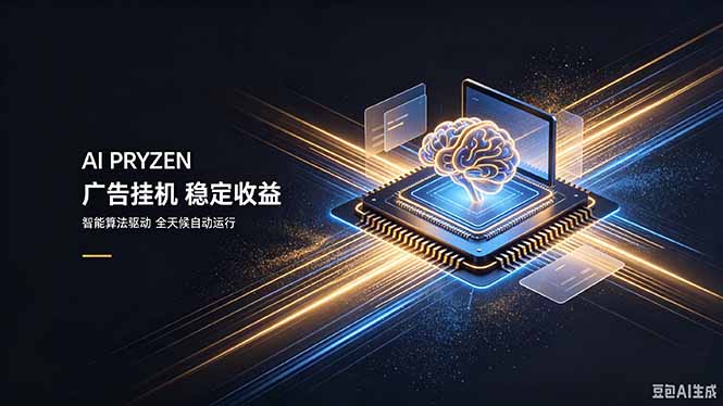 AI Pryzen 广告挂机｜24小时自动跑，日入300-500，新手零门槛-52项目站