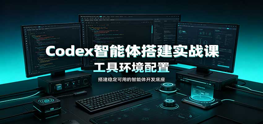 Codex智能体搭建实战课：工具环境配置，自定义技能开发，多业务自动化教学-52项目站