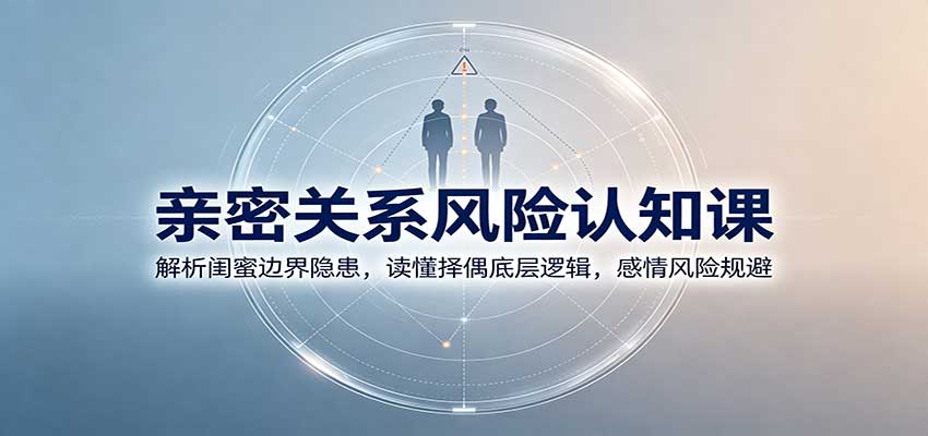 亲密关系风险认知课：解析闺蜜边界隐患，读懂择偶底层逻辑，感情风险规避-52项目站