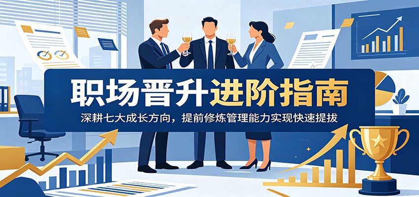 职场晋升进阶指南:深耕七大成长方向,提前修炼管理能力实现快速提拔-52项目站