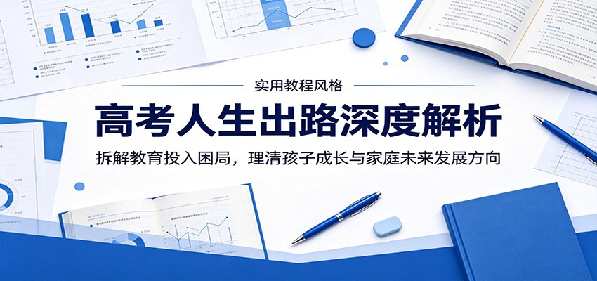 高考人生出路深度解析:拆解教育投入困局,理清孩子成长与家庭未来发展方向-52项目站