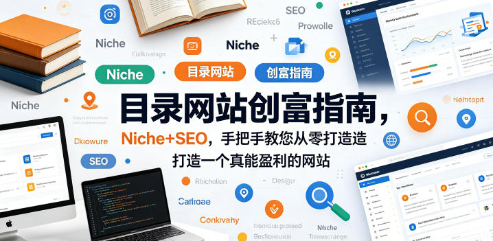 目录网站创富指南，Niche+SEO，手把手教您从零打造打造一个真能盈利的网站【原创双语字幕】-52项目站