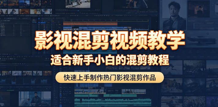 影视混剪视频教学,适合新手小白的混剪教程,快速上手制作热门影视混剪作品-52项目站