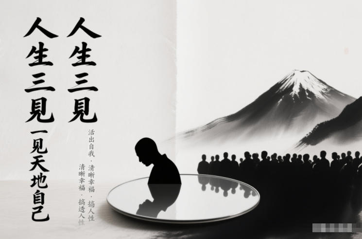 人生三见一见天地见众生见自己，活出自我拥有清晰幸福人生，搞透人性-52项目站