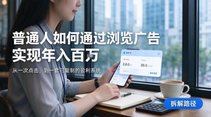 2026最新技术,24小时全自动浏览广告,全网独家项目,单台设备日入200+新手小白可快速上手,支持实地学习实地考察【揭秘】-52项目站