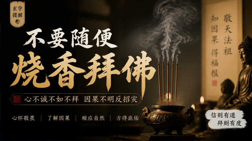 某公众号付费文章:玄学提醒:不要随便烧香拜佛-52项目站