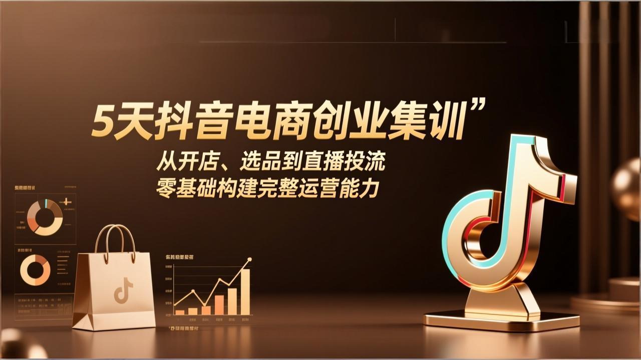 5天抖音电商创业集训：从开店、选品到直播投流，零基础构建完整运营能力-52项目站