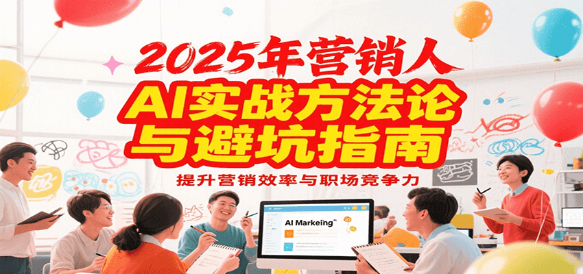 2025年营销实战方法论与避坑指南，利用AI提升营销效率与职场竞争力-52项目站