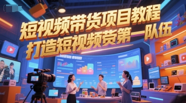 短视频带货项目教程,打造短视频带货第一队伍-52项目站