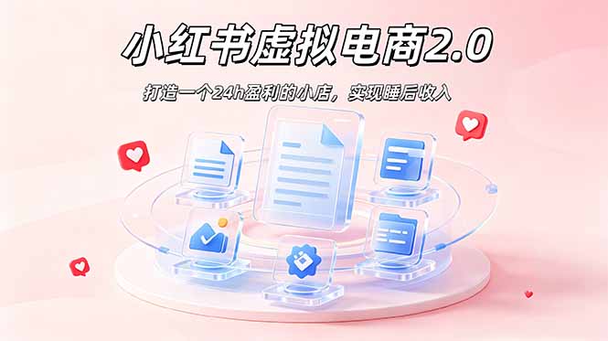 2026 年最强风口掘金项目：AI小红书虚拟电商，布局搜索流量，每日躺赚500+-52项目站