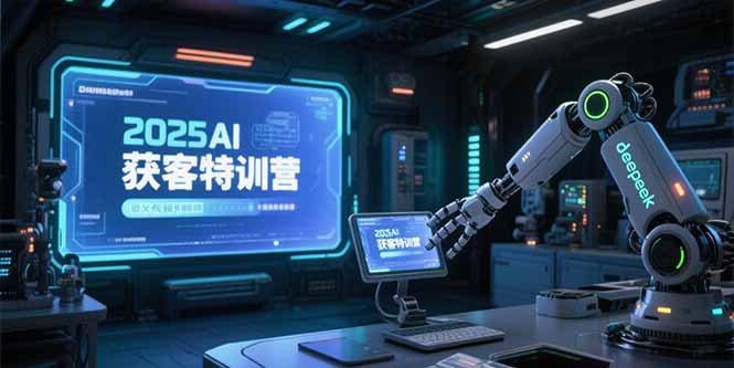 2025AI获客特训营，AI图文视频全制作，deepseek工具实操教学-52项目站