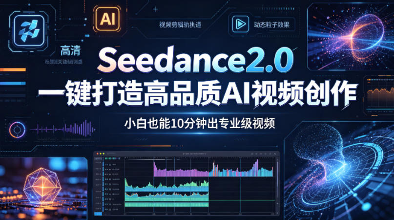 Seedance2.0一键打造高品质AI视频创作，小白也能10分钟出专业级视频-52项目站