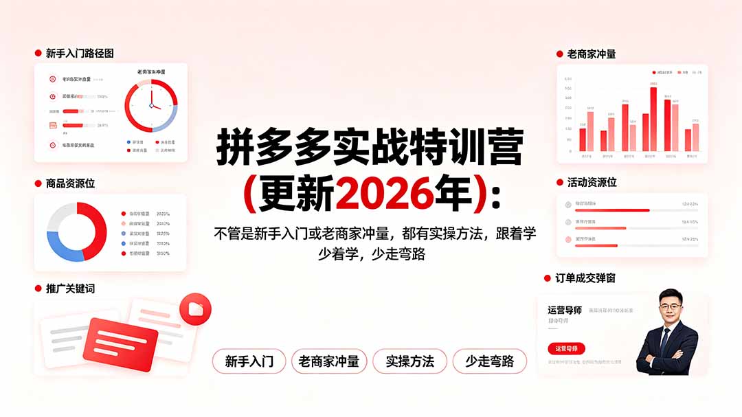 拼多多实战特训营(更新2026年-52项目站
