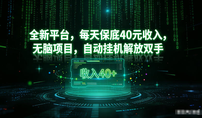 最新看广平台,每天保底30-4米,无脑项目,自动挂G解放双手【揭秘】-52项目站