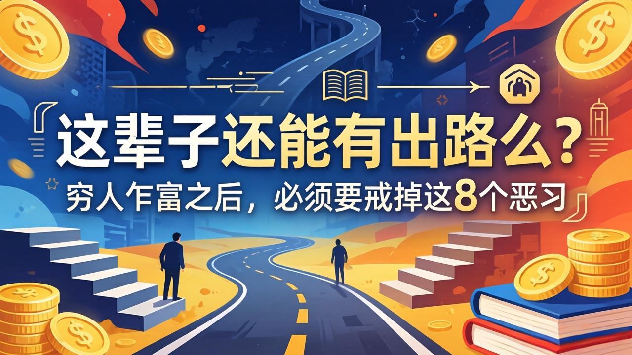 关于人生两篇付费文章【这辈子还能有出路么？】【穷人乍富之后，必须要戒掉这8个恶习】-52项目站
