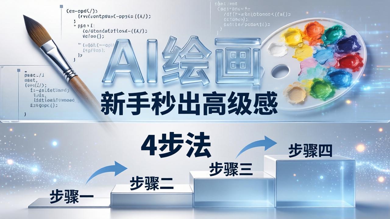 AI绘画入门别再硬磕了！即梦4步法：万能提示词公式+BRTR框架，新手秒出高级感-52项目站