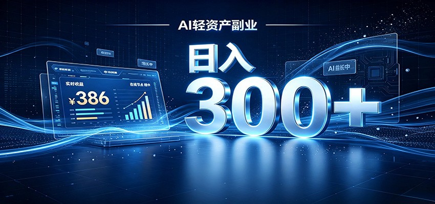 2026 AI轻资产风口，Token中转站小白可入局，日入300+-52项目站