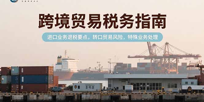 跨境贸易税务指南，进口业务退税要点，转口贸易风险，特殊业务处理-52项目站