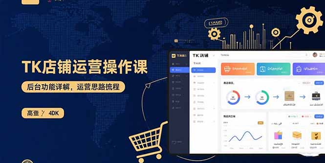 TK店铺运营实操课:后台功能详解,商品上架流程,运营思路拆解-52项目站