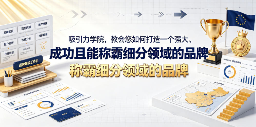 吸引力学院，教会您如何打造一个强大、成功且能称霸细分领域的品牌！【原创双语字幕】-52项目站